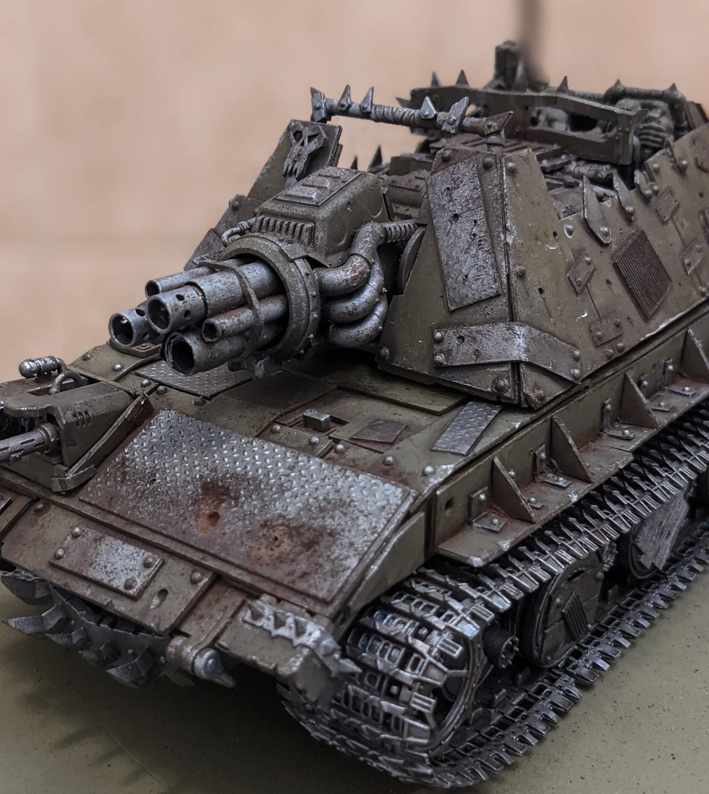Painted kill tank